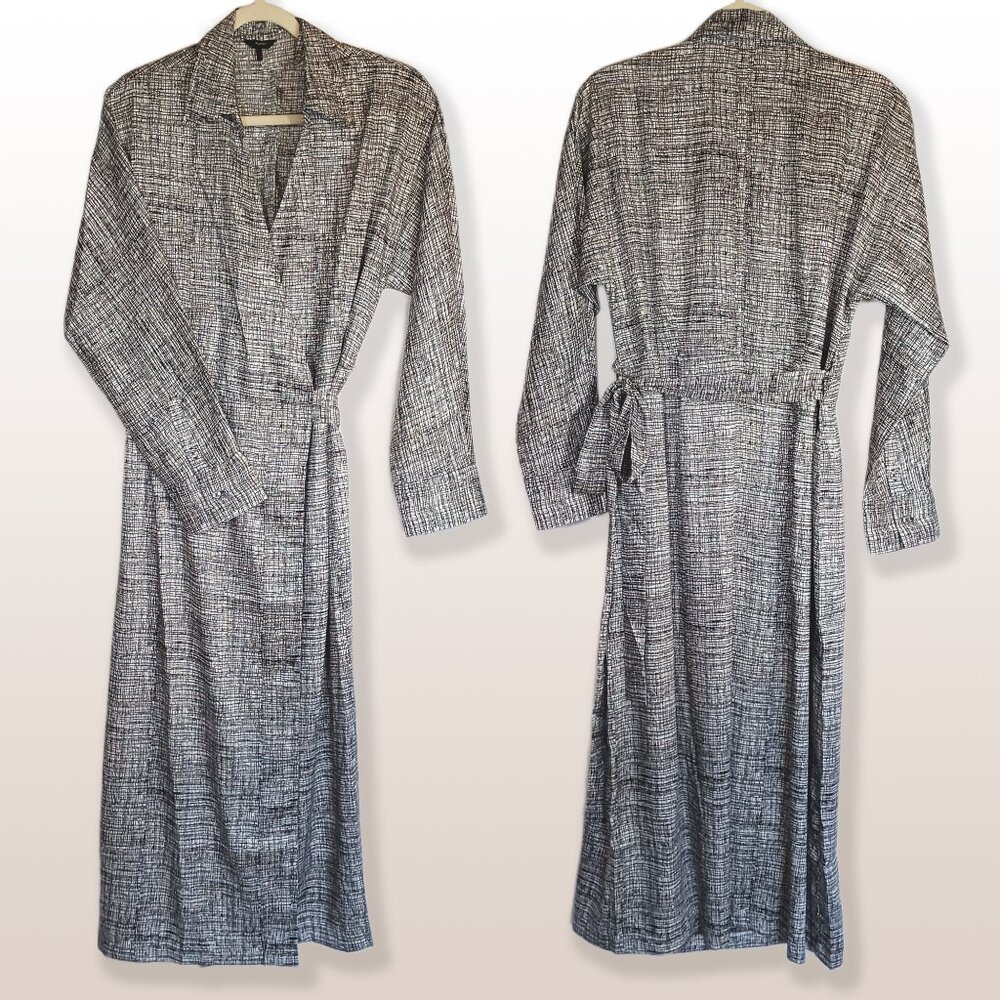 Banana Republic Wraparound Midi Dress Size L Business Casual